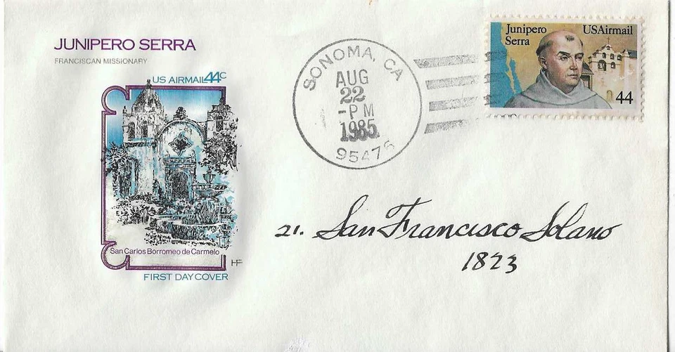 House of Farnam # C116 Junipero Serra UO cancel at each of the 21 missions - Image 2 of 2