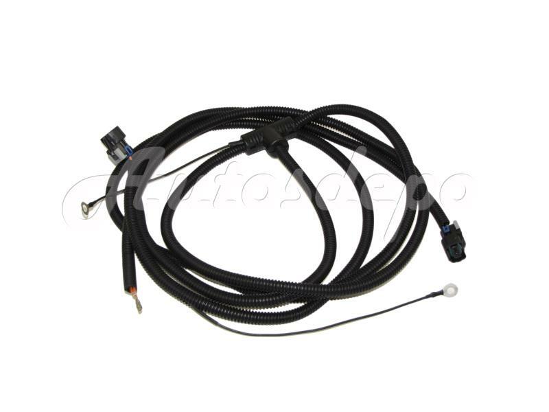 FRONT BUMPER END BLK FOG LIGHT HARNESS VALANCE 6PCS For SILVERADO 1500