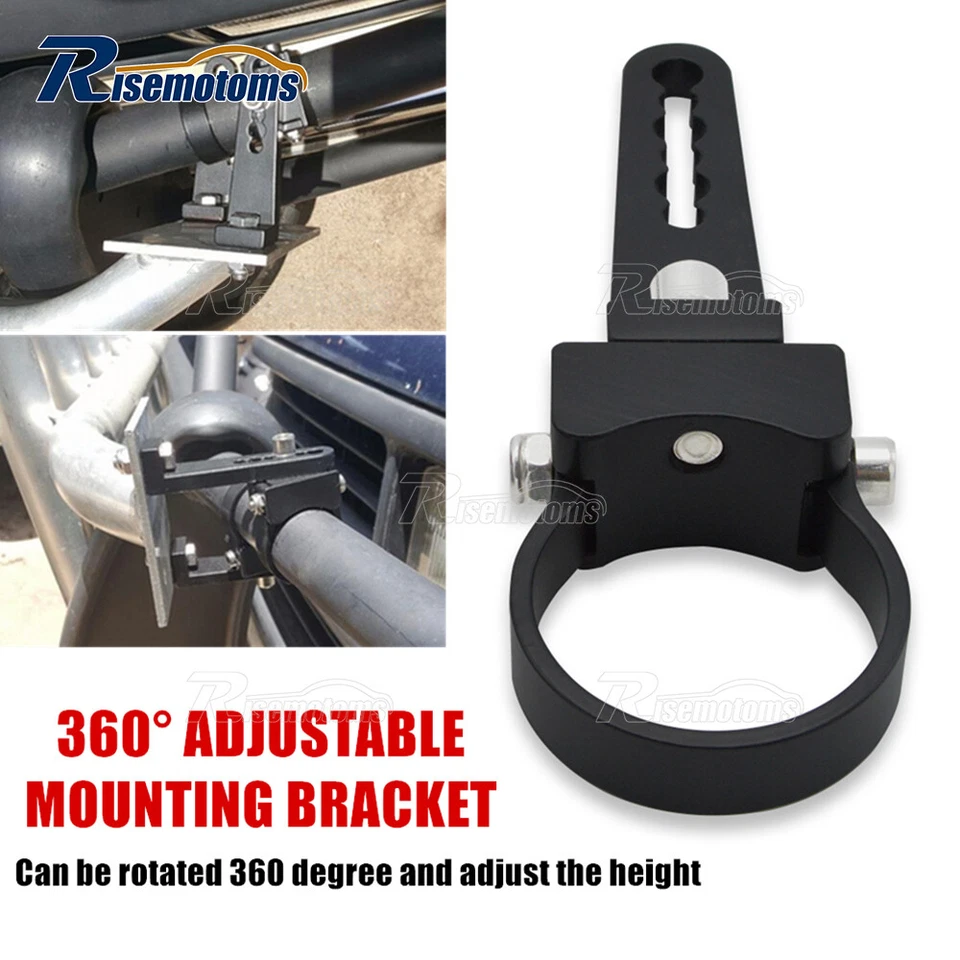 2" Roll Cage Bull Bar LED Light Bar Mount Clamps For Can-Am Maverick Commander - Image 4 of 4