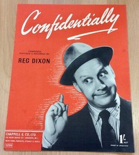 Vintage Sheet Music - Confidentially By Reg Dixon