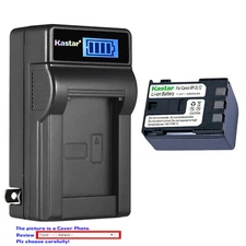 Kastar Battery LCD Wall Charger for Canon NB-2L12 & Canon iVIS DC320 iVIS DC330