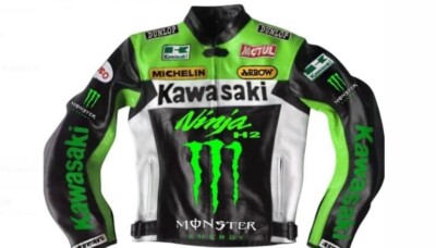 Custom Made Kawasaki Ninja Motorrad Racing Jacke Lederjacke