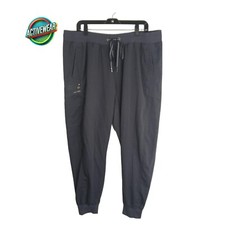 Healing Hands Scrub Jogger Pants Charcoal Gray Drawstring Men s Sz M