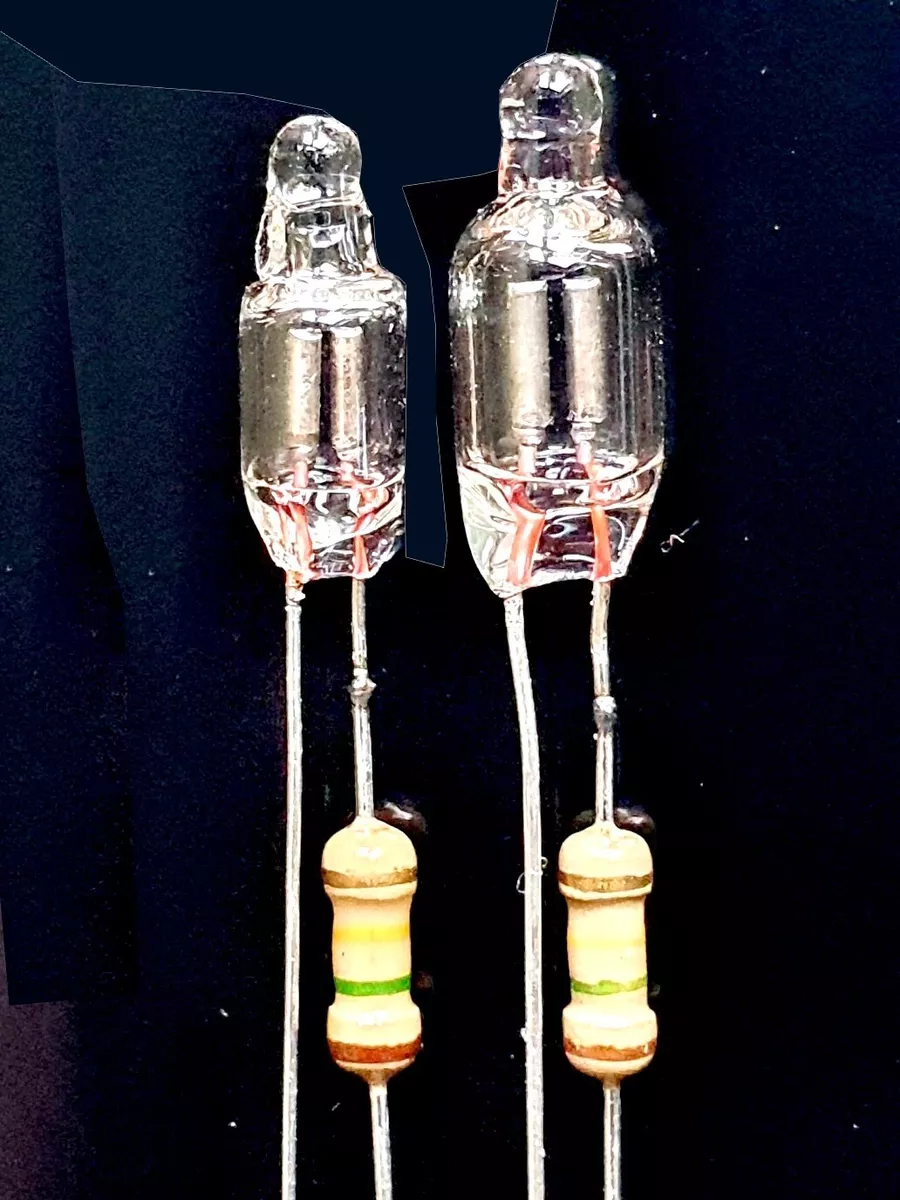 3pcs Neon indicator lamp 240V Orange 4 11 5 13mm series resistor UK ref A93