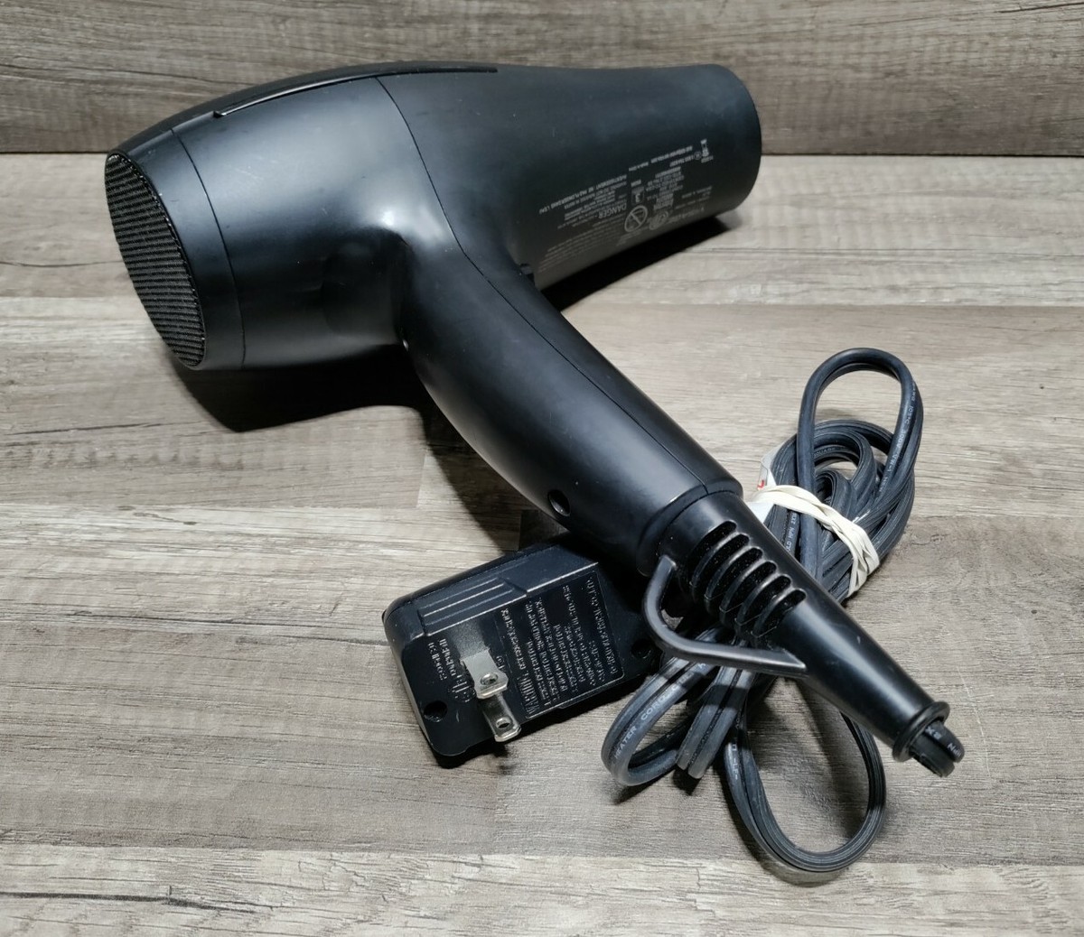 Visage Pro Style Ionic Hair Dryer Black Tested/ Works 802132