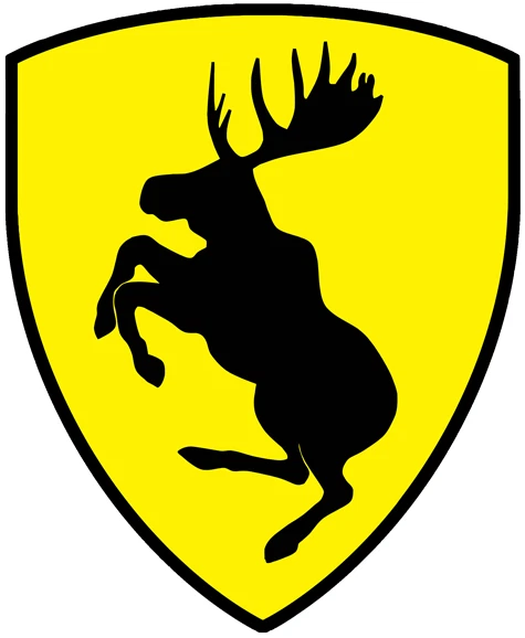 "Par (2) calcomanías adhesivas de vinilo de 3"" Prancing Moose compatibles con Volvo Saab Subaru" Foto 3 de 4