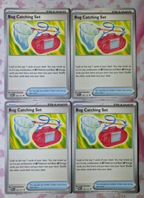 Pokemon 4x Bug Catching Set - Twilight 143/167 oder Prismatic 102/131 Playset
