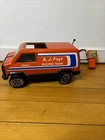 Vintage AJ Foyt Racing Team Van Pressed Steel Metal Orange Tonka 8" 1979