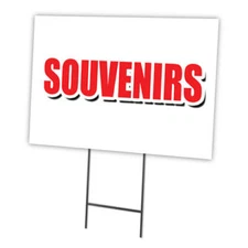 Souvenirs Yard Sign & Stake outdoor plastic coroplast window