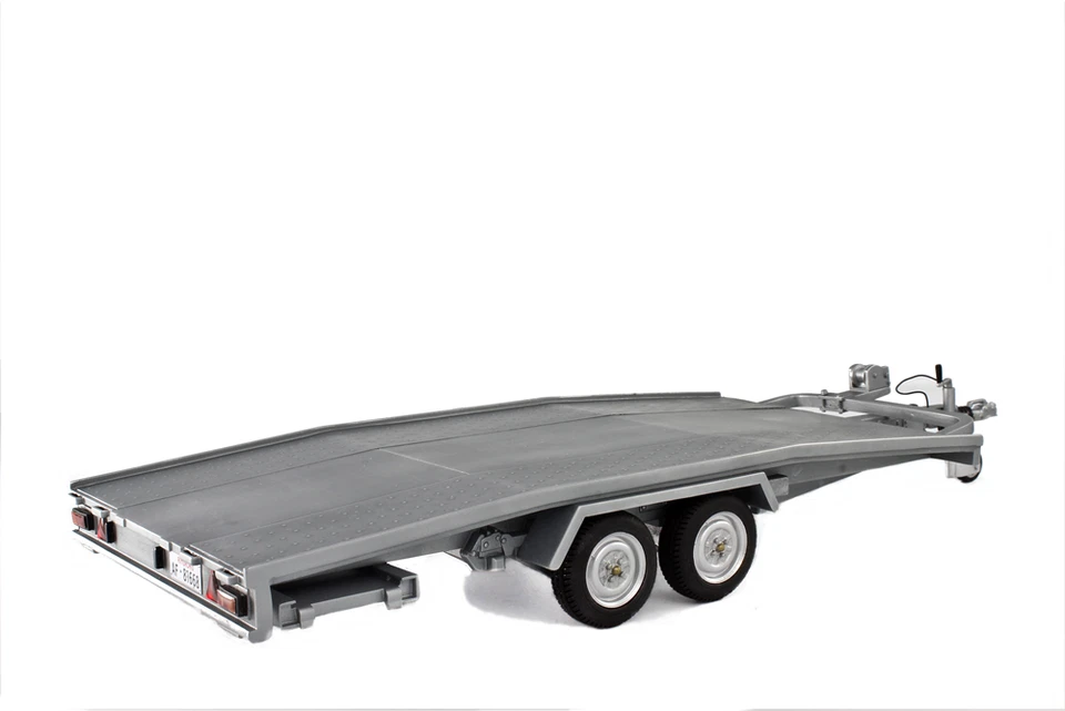 LAUDORACING-MODELS TRAILER RIMORCHIO REMORQUE ELLEBI CAR TRANSPORT 1/12 LM111-12 - Immagine 4 di 4