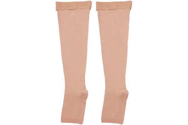 Medias de compresión muslo alto grado médico 20-30 mmHg calcetines edema varicoso Foto 2 de 4