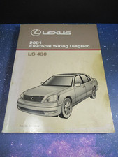 OEM Lexus LS 430 Model 2001 Electrical Wiring Diagram # EWD433U Manual Schematic
