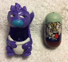 2004 Mighty Beanz Bodz S1: 265 Bad Smell Bean Skunk Bod Purple