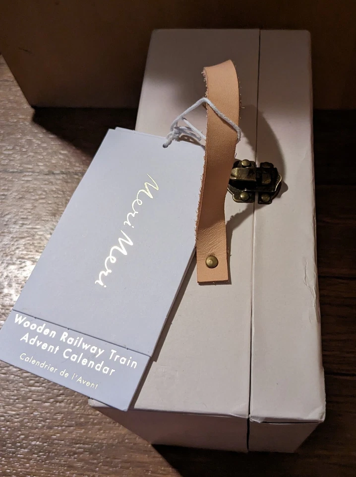 Meri Meri wooden railway set Christmas Advent Calendar, 40 pieces plus box - Image 4 of 4