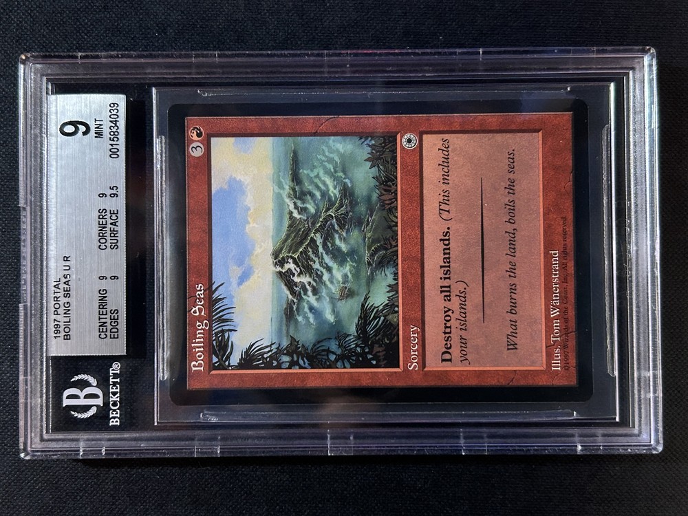 Boiling Seas | Portal | BGS Beckett Graded MINT | 9 Quad+ (9|9|9|9.5)
