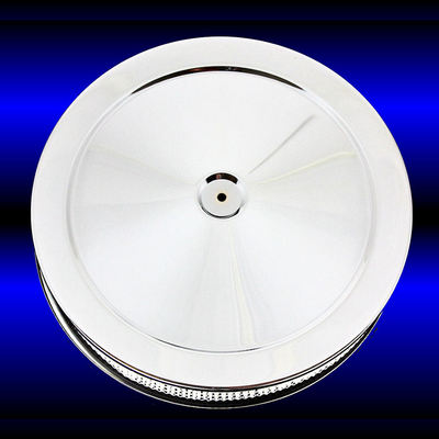 Flat Air Cleaner Base 14 Inch For Oldsmobile 330 350 455 Engines Chrome Olds