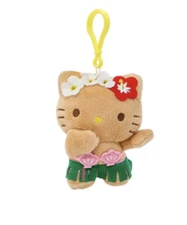 NWT Hawaii Edition Hello Kitty By Sanrio Plush Keychain, Bikini 4.5"
