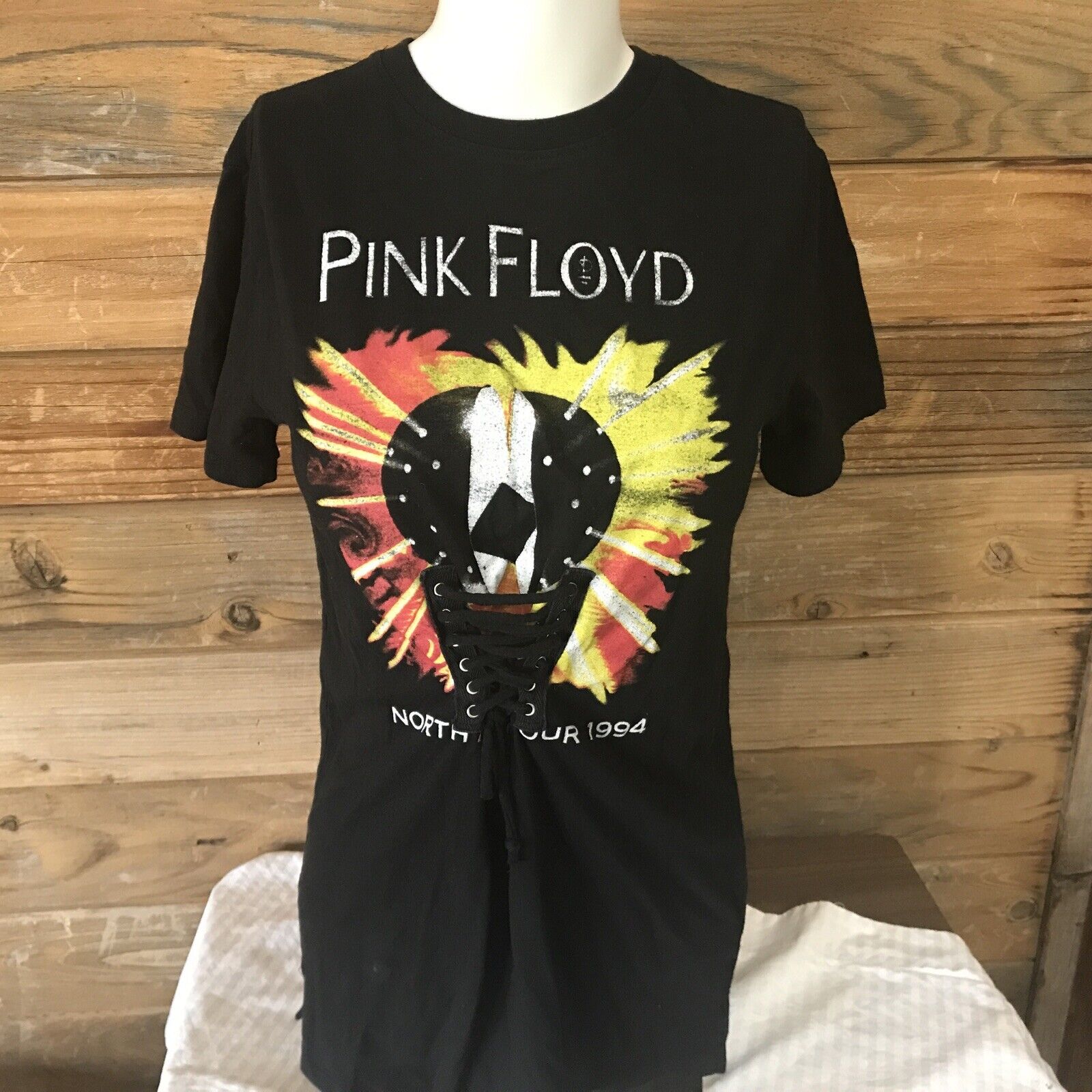 pink floyd north american tour リプリントTシャツ-