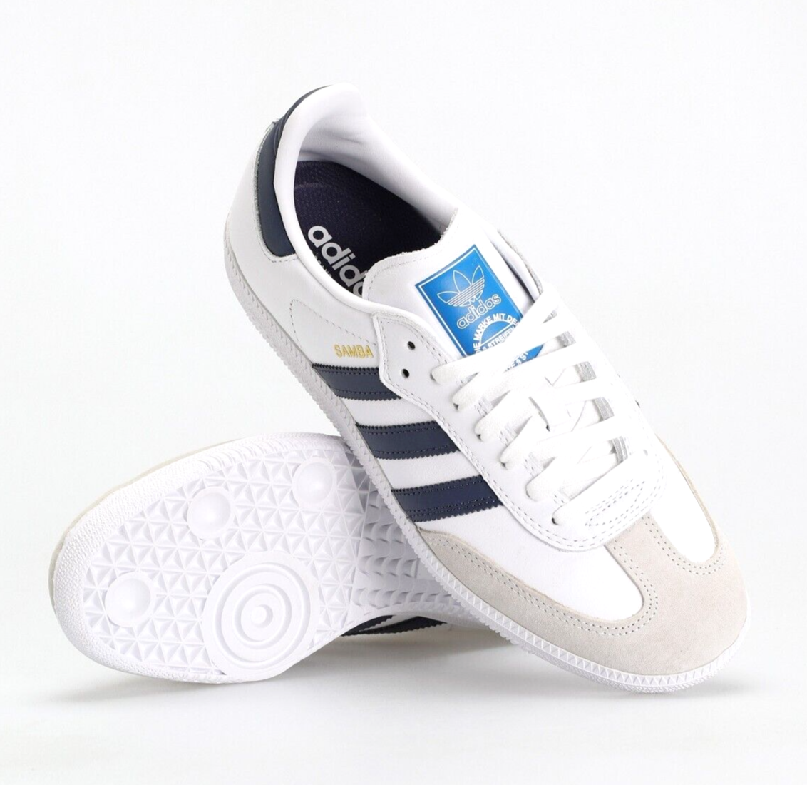 adidas gazelle silver green womens adidas Samba ADV Shoes White/Black/Gum main image 1