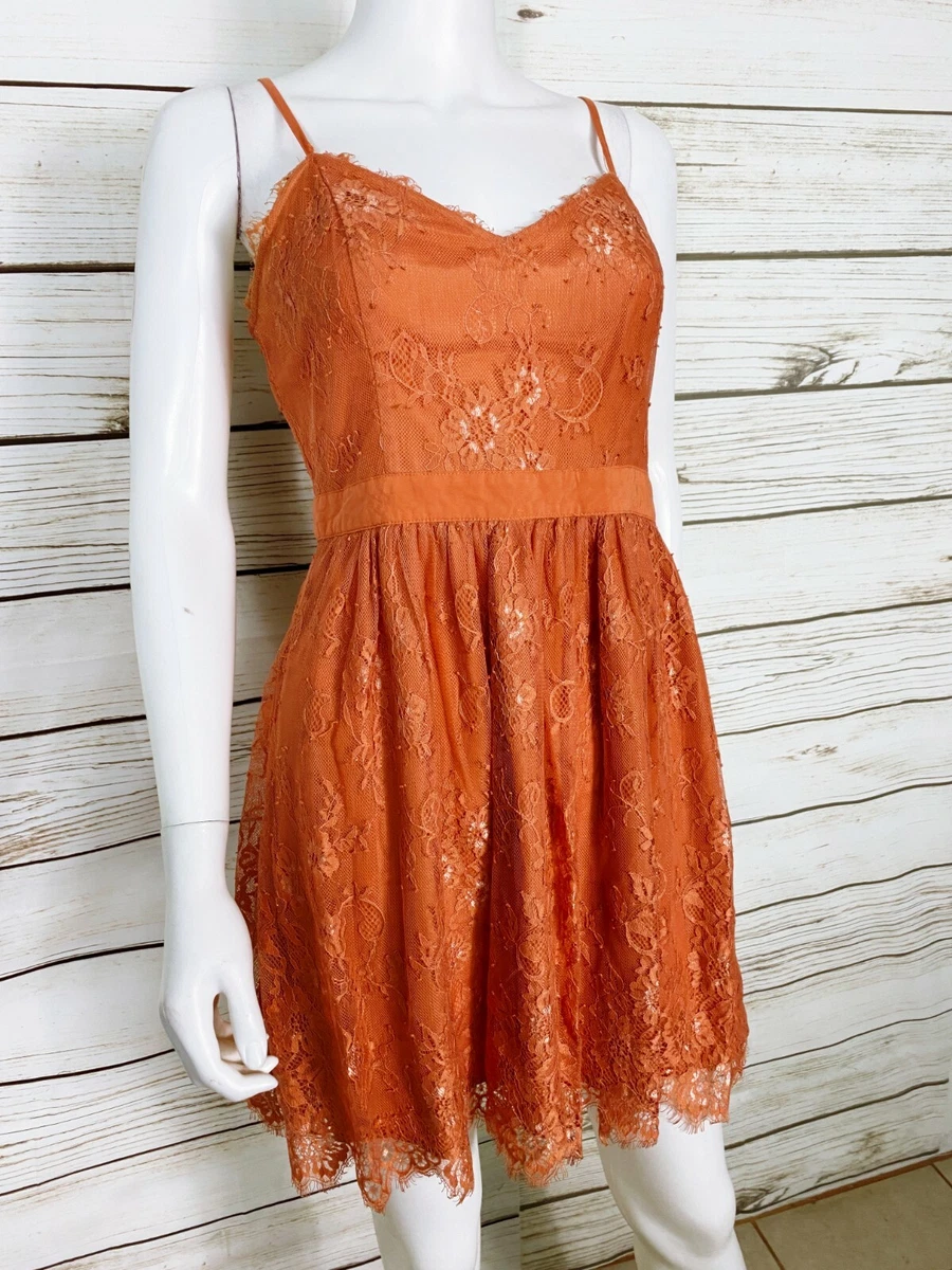 Forever 21 orange floral dress cheap