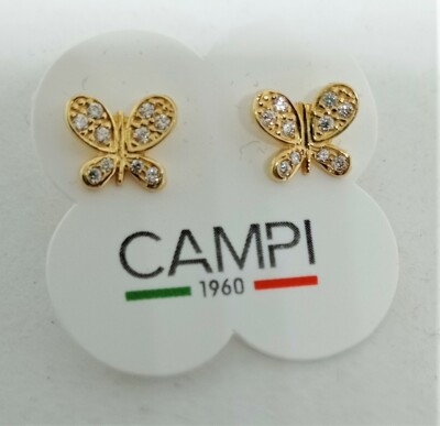 Orecchini 20 Mm Diametro In Oro Giallo Da 2,6gr. Cerchi Mezza Canna Decorata Donna Oro 18 Carati Lucida Art12916