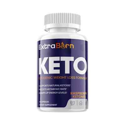 Extra Burn Keto Pills, Advanced Formula Weight Loss - 60 Capsules