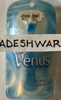 VTG Gillette Venus Original Women's Razor Handle + 2 Blade Refills New Package
