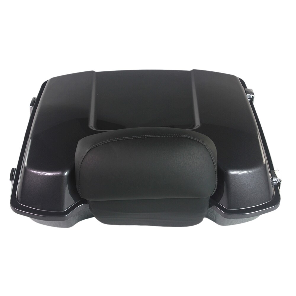 Razor Pack Trunk Chopped Backrest for Harley Touring 1993-2013 Charcoal Pearl