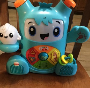 fisher price blue monster toy