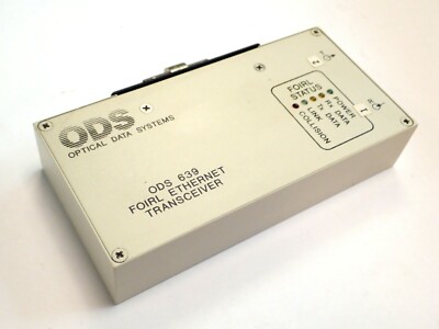 OPTICAL DATA SYSTEMS ODS 639 FOIRL ETHERNET TRANSCEIVER 