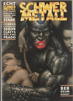 ✪ SCHWERMETALL #127, Alpha 1990 COMICHEFT Z1/1- *Fantasy *Erotik *Sci-Fi - Bild 1 von 3