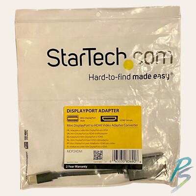 StarTech.com Mini DisplayPort to HDMI Video Adapter Converter MDP2HDMI Brand New