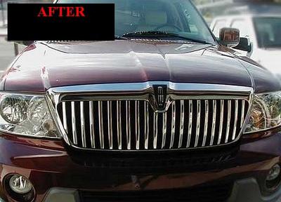 2003-2006 LINCOLN NAVIGATOR CHROME TRIM FOR GRILL GRILLE 5YR