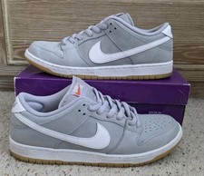 Size 12 Mens - Nike SB Dunk Low Orange Label Wolf Grey - DV5464-001
