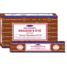 Satya Dragon Eye Incense Sticks Pack of 12X15g Each Packs 180 Incense Sticks