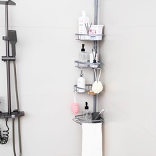 Rustproof Stainless Steel Shower Caddy Corner Organizer - Adjustable 29.5-108...