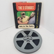 Vintage Silent Film The 3 Stooges Ants In The Pantry 8mm Home Movie w/ Box
