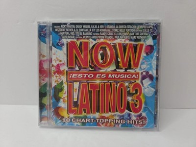 Now Latino 3 Esto Es Musica CD Various Artists Latin Pop J Lo Ricky Martin New