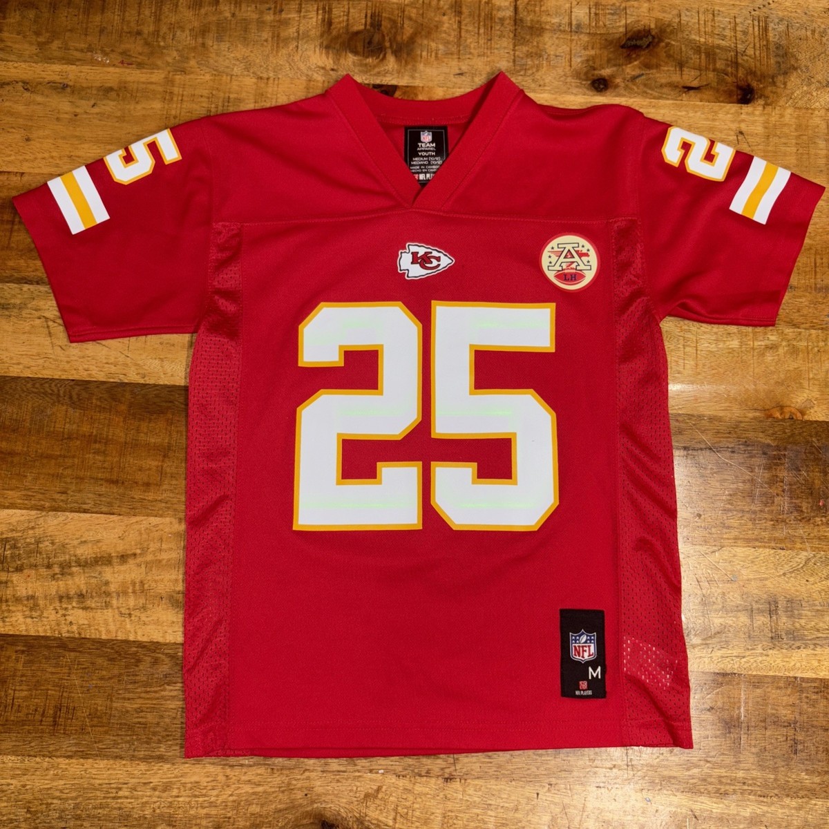 Reebok Kansas City Chiefs Red Jersey #25 Jamaal Charles NFL Youth