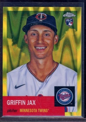 Griffin Jax 2022 Topps Chrome Platinum Yellow RayWave Refractor #76 (82/250)