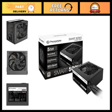 Thermaltake Smart 500W 80 White Certified PSU, Continuous Power with 120mm Ultr