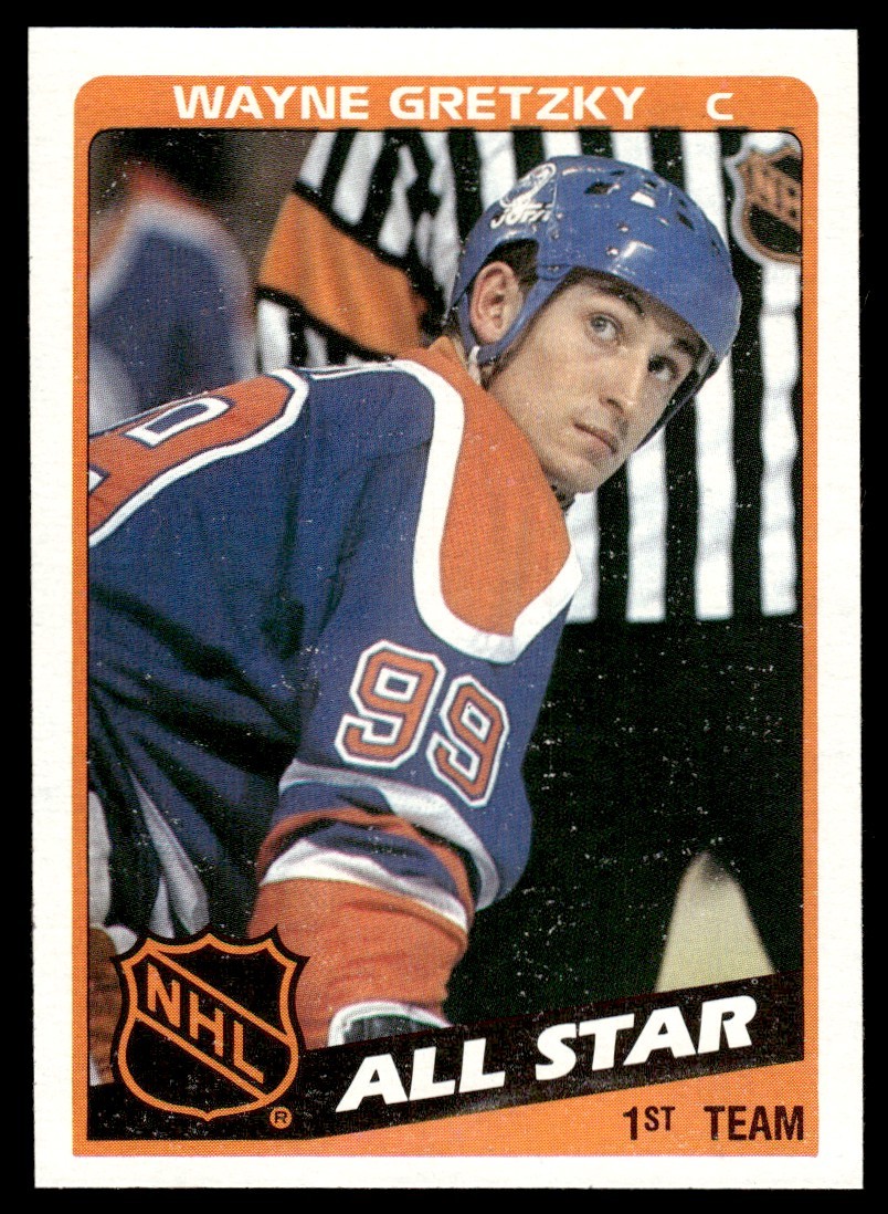 1984-85 Topps Nm A10 Wayne Gretzky Edmonton Oilers #154