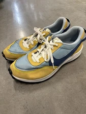 Nike Waffle Debut Blue Yellow Navy Men's US 12.5 Sneaker DH9522-400