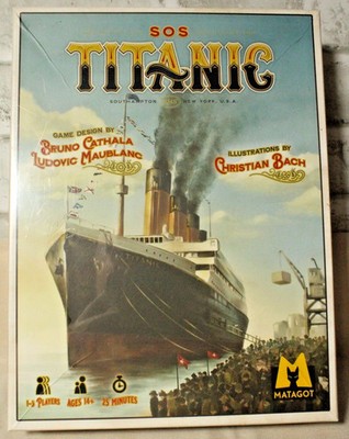 SOS Titanic Deluxe Edition Board Game  (2022) Co-Op Solo MATAGOT