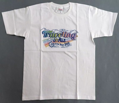Avex Pictures iRis 7th Live Tour 2022 White T-shirt M Official Tour Goods