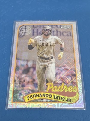 2024 Topps Chrome 35th Anniv MOJO #2T89C-35 Fernando Tatis Jr. BASEBALL Card 4K