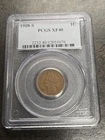 1908-S Indian Head Cent Penny 1C PCGS Graded XF 40 San Francisco