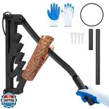 Johaus Wall Mounted Wood Splitter, Heavy-Duty Carbon Steel Kindli