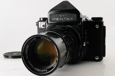 tested NEAR MINT Pentax 6x7 67 Eye Level Camera/ SMC T 200mm F4 From JAPAN