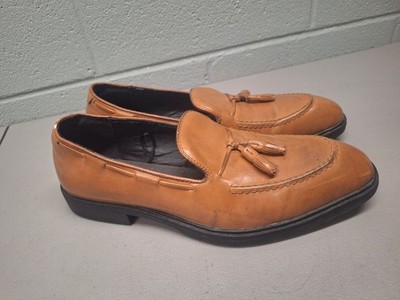 Deer Stags Fulton Loafers Shoes Brown Sz 10.5 M Dress Mens
